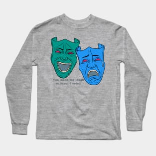 Laughter Mask Long Sleeve T-Shirt